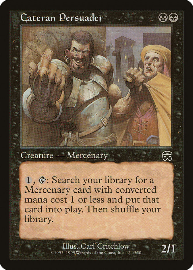 Cateran Persuader 124 (Mercadian Masques)  - Foil | Good Games Adelaide SA