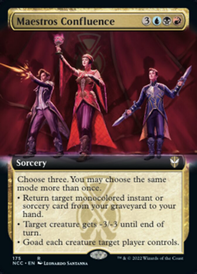Maestros Confluence (Extended Art) [Streets of New Capenna Commander] | Good Games Adelaide SA