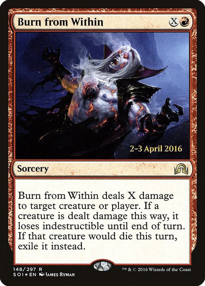 Burn from Within 148 (Prerelease Cards)  - Foil | Good Games Adelaide SA