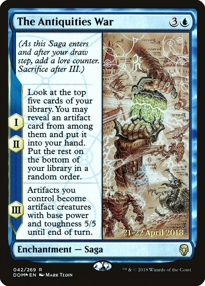 The Antiquities War 42 (Prerelease Cards)  - Foil | Good Games Adelaide SA