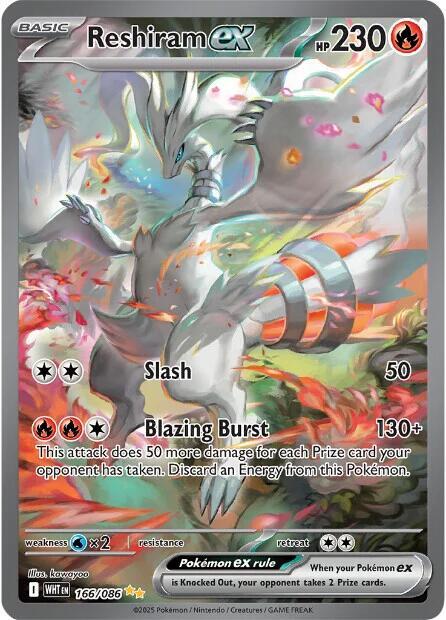 Reshiram ex 166/086 166/086 (SV: White Flare)  - Holofoil | Good Games Adelaide SA
