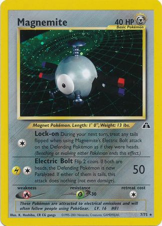 Magnemite (7/75) [Neo Discovery Unlimited] | Good Games Adelaide SA
