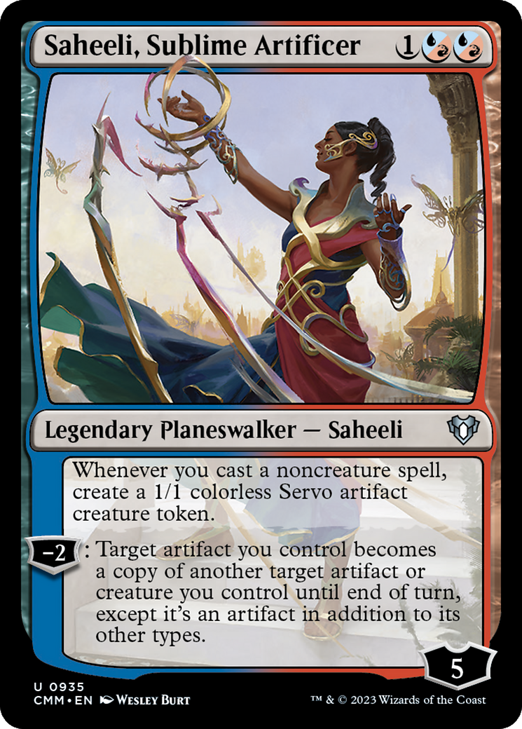 Saheeli, Sublime Artificer [Commander Masters] | Good Games Adelaide SA