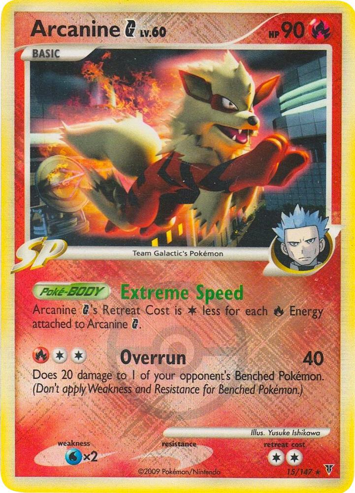 Arcanine G 15 147 League Promo 015/147 (League & Championship Cards)  - Reverse Holofoil | Good Games Adelaide SA