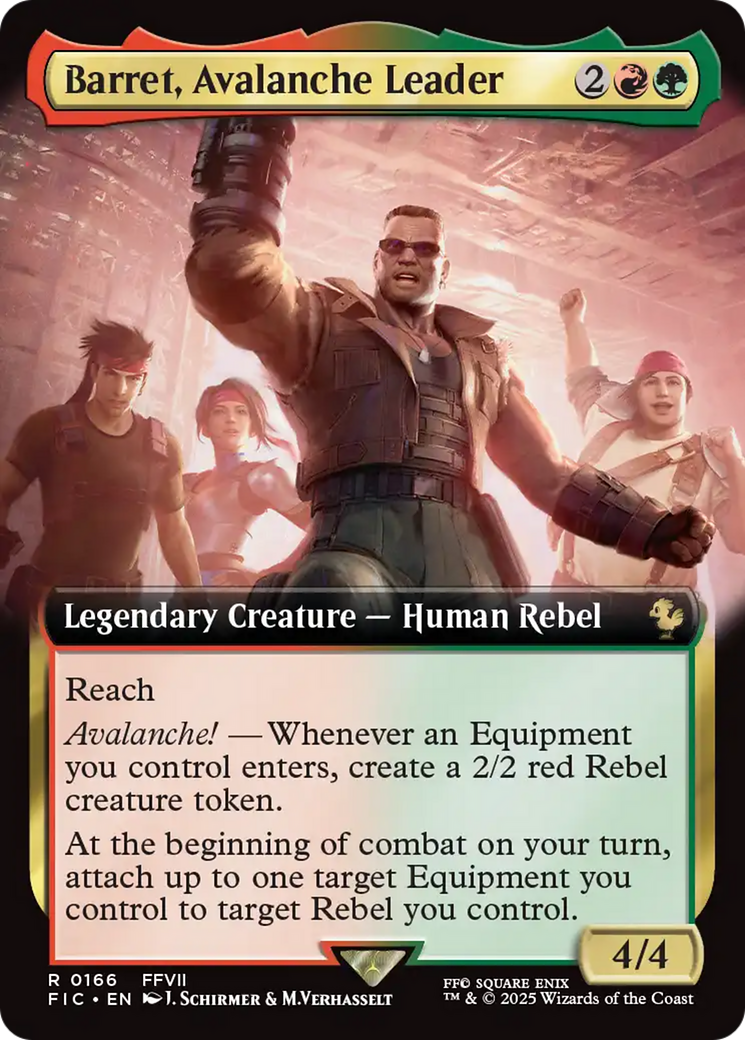 Barret, Avalanche Leader (Extended Art) [FINAL FANTASY Commander] | Good Games Adelaide SA
