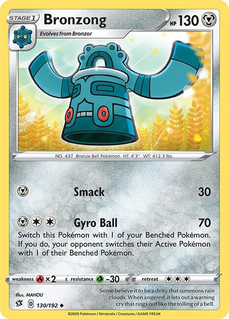 Bronzong 130/192 (SWSH02: Rebel Clash)  | Good Games Adelaide SA