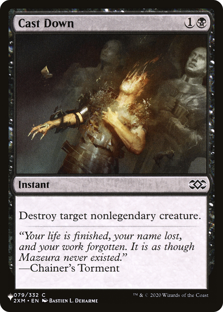 Cast Down (2XM) [The List Reprints] | Good Games Adelaide SA