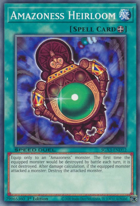 Amazoness Heirloom [SGX3-END12] Common | Good Games Adelaide SA