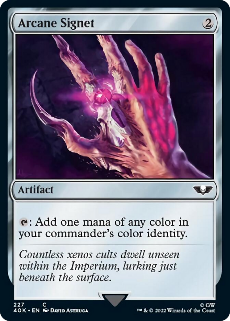 Arcane Signet (227) [Universes Beyond: Warhammer 40,000] | Good Games Adelaide SA