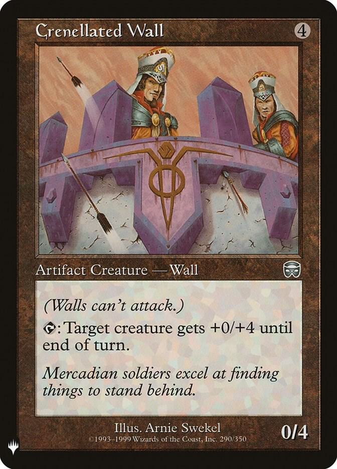 Crenellated Wall 290 (The List Reprints)  | Good Games Adelaide SA
