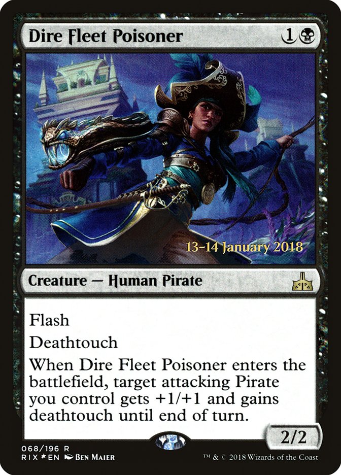 Dire Fleet Poisoner [Rivals of Ixalan Promos] | Good Games Adelaide SA