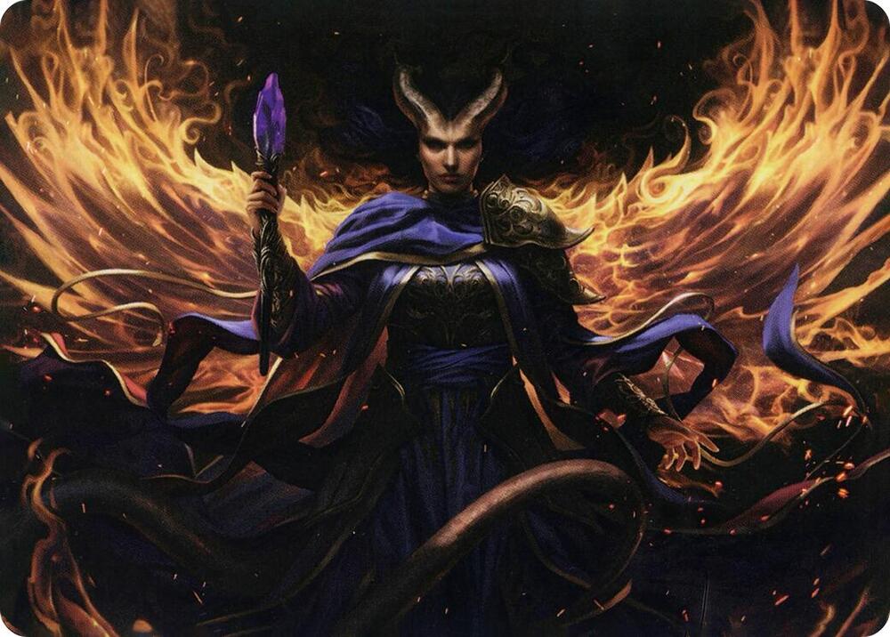 Farideh Devils Chosen Art Card 32 (Art Series: Adventures in the Forgotten Realms)  | Good Games Adelaide SA