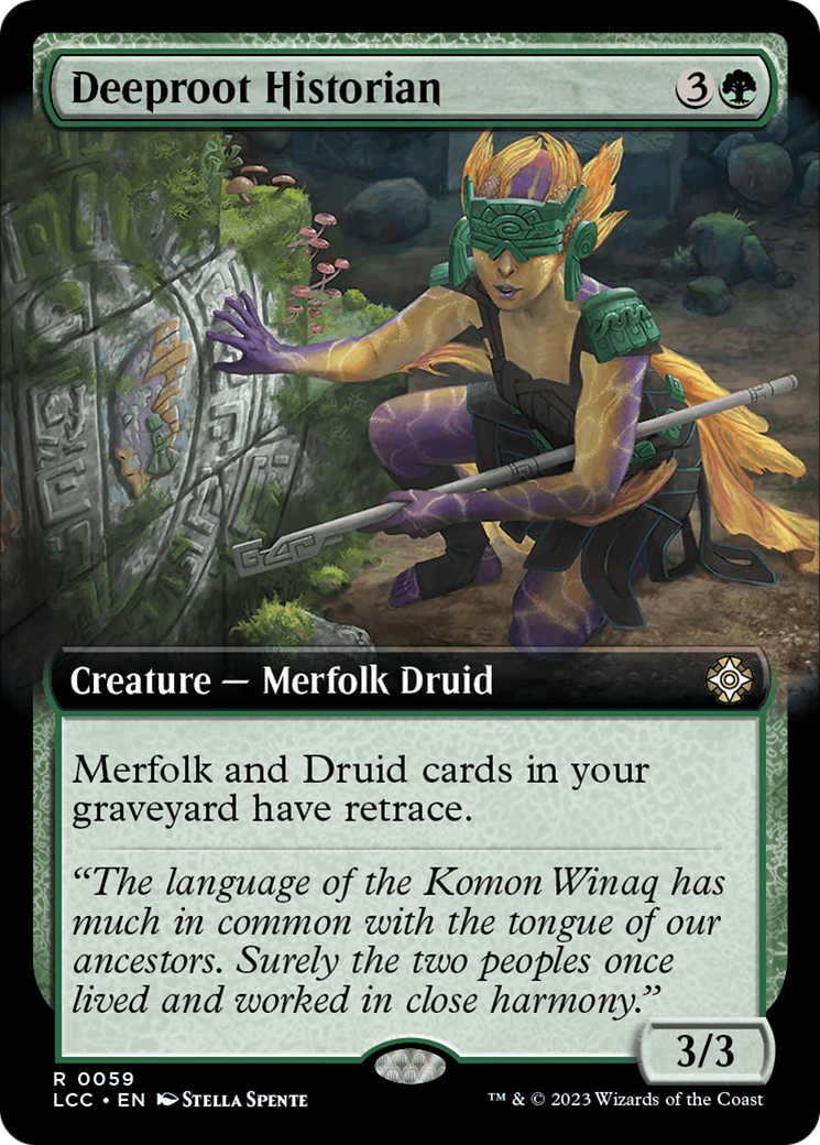 Deeproot Historian (Extended Art) [The Lost Caverns of Ixalan Commander] | Good Games Adelaide SA