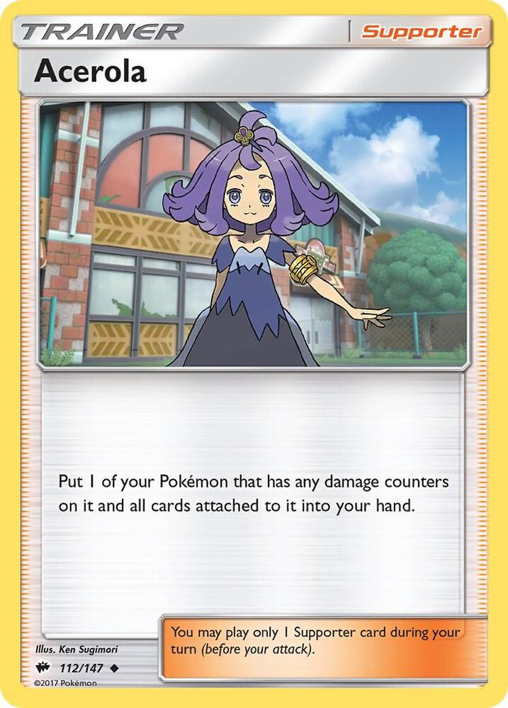 Acerola 112/147 (SM - Burning Shadows)  | Good Games Adelaide SA