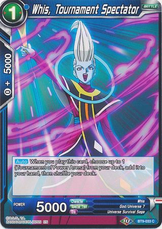 Whis, Tournament Spectator [BT9-033] | Good Games Adelaide SA