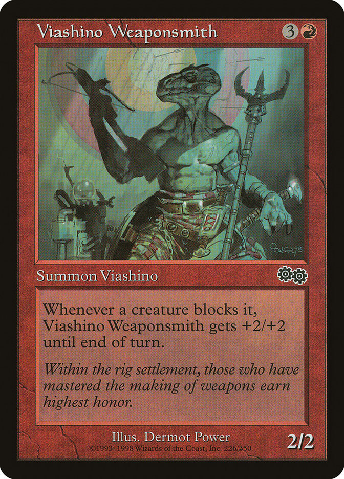 Viashino Weaponsmith [Urza's Saga] | Good Games Adelaide SA