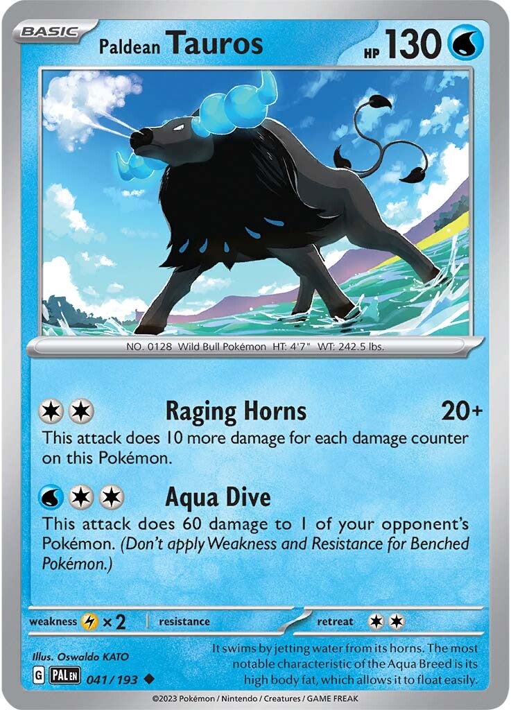 Paldean Tauros (041/193) [Scarlet & Violet: Paldea Evolved] | Good Games Adelaide SA