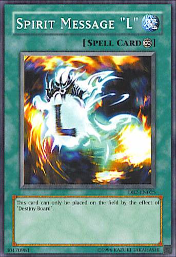 Spirit Message "L" [DB2-EN025] Common | Good Games Adelaide SA
