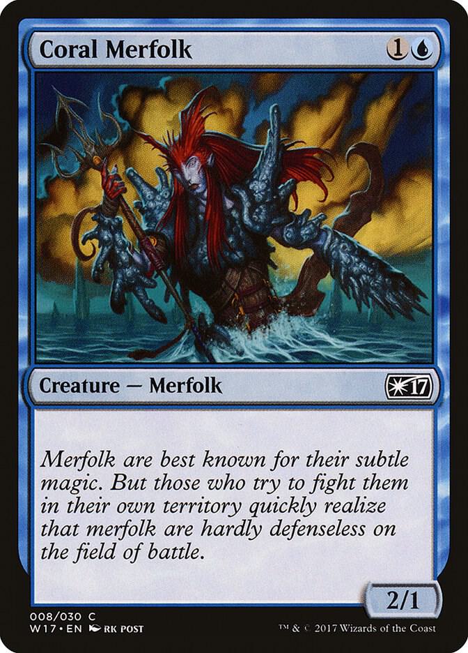 Coral Merfolk 8 (Welcome Deck 2017)  | Good Games Adelaide SA
