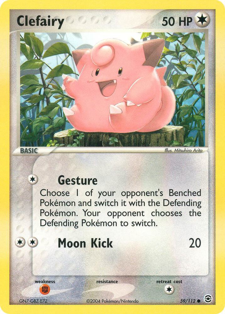 Clefairy 59/112 (FireRed & LeafGreen)  - Reverse Holofoil | Good Games Adelaide SA