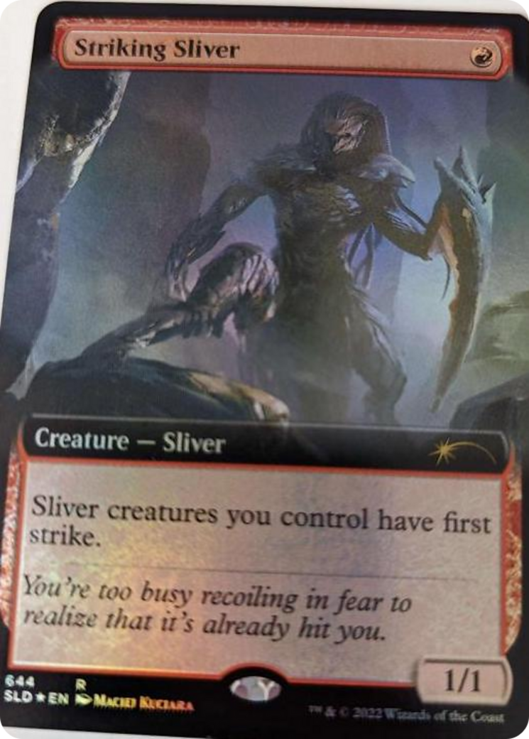 Striking Sliver (Extended Art) [Secret Lair Drop Series] | Good Games Adelaide SA