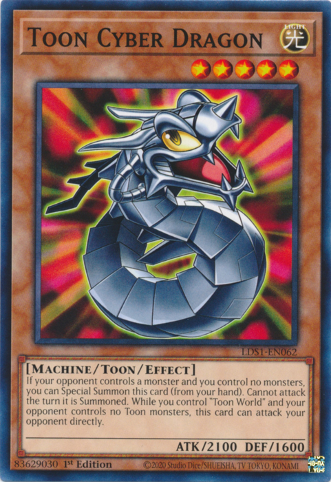 Toon Cyber Dragon [LDS1-EN062] Common | Good Games Adelaide SA