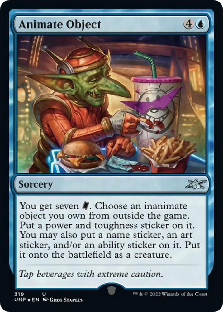 Animate Object Galaxy Foil 319 (Unfinity)  - Foil | Good Games Adelaide SA