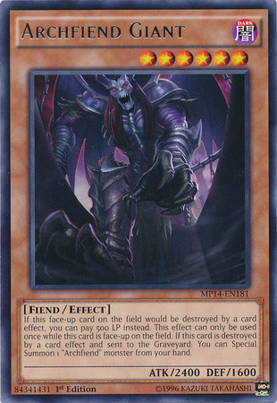 Archfiend Giant [MP14-EN181] Rare | Good Games Adelaide SA