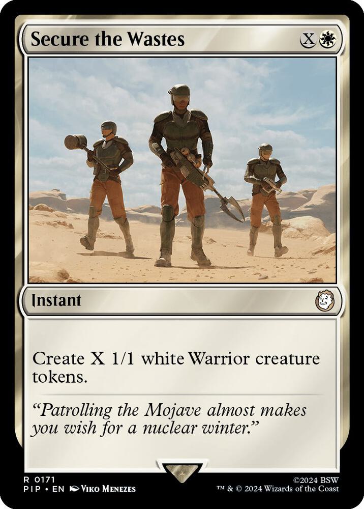 Secure the Wastes 171 (Universes Beyond: Fallout)  - Foil | Good Games Adelaide SA