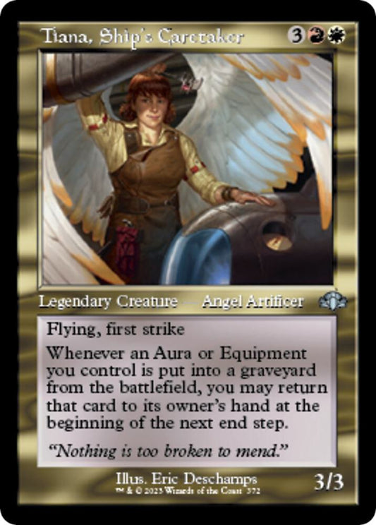 Tiana Ships Caretaker Retro Frame 372 (Dominaria Remastered) 
