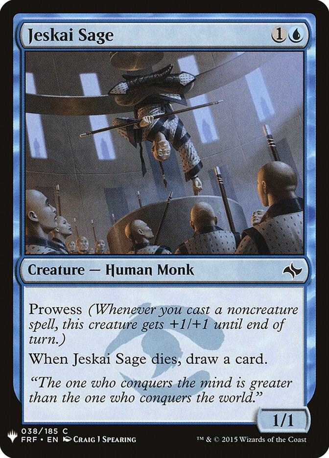 Jeskai Sage 38 (The List Reprints)  | Good Games Adelaide SA