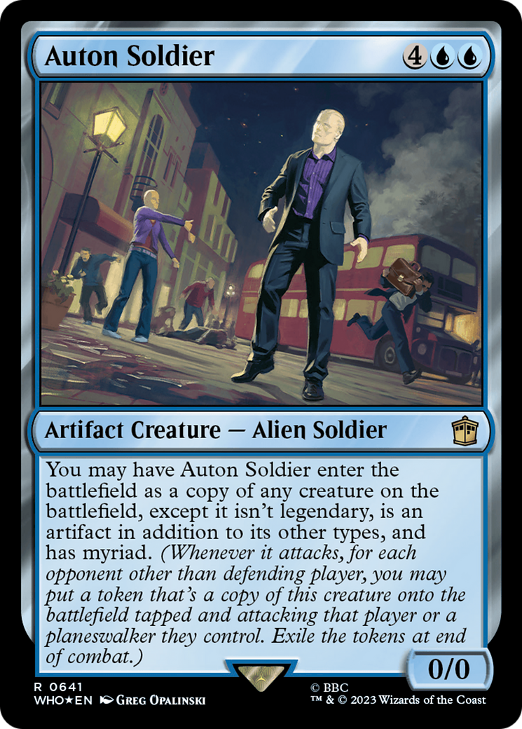 Auton Soldier (Surge Foil) [Doctor Who] | Good Games Adelaide SA