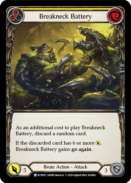 Breakneck Battery (Yellow) [U-WTR012] Unlimited Rainbow Foil | Good Games Adelaide SA