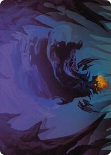 Sauron the Necromancer Art Card 42 (Art Series: Universes Beyond: The Lord of the Rings: Tales of Middle-earth)  | Good Games Adelaide SA