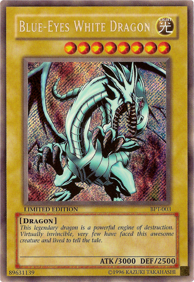 Blue-Eyes White Dragon [BPT-003] Secret Rare | Good Games Adelaide SA
