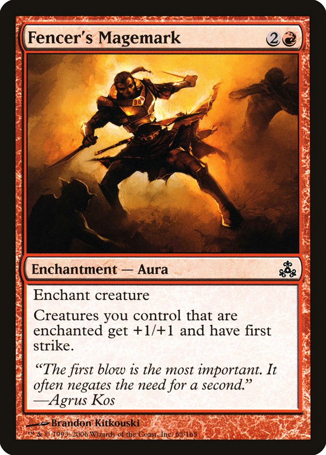 Fencer's Magemark 65 (Guildpact)  - Foil | Good Games Adelaide SA