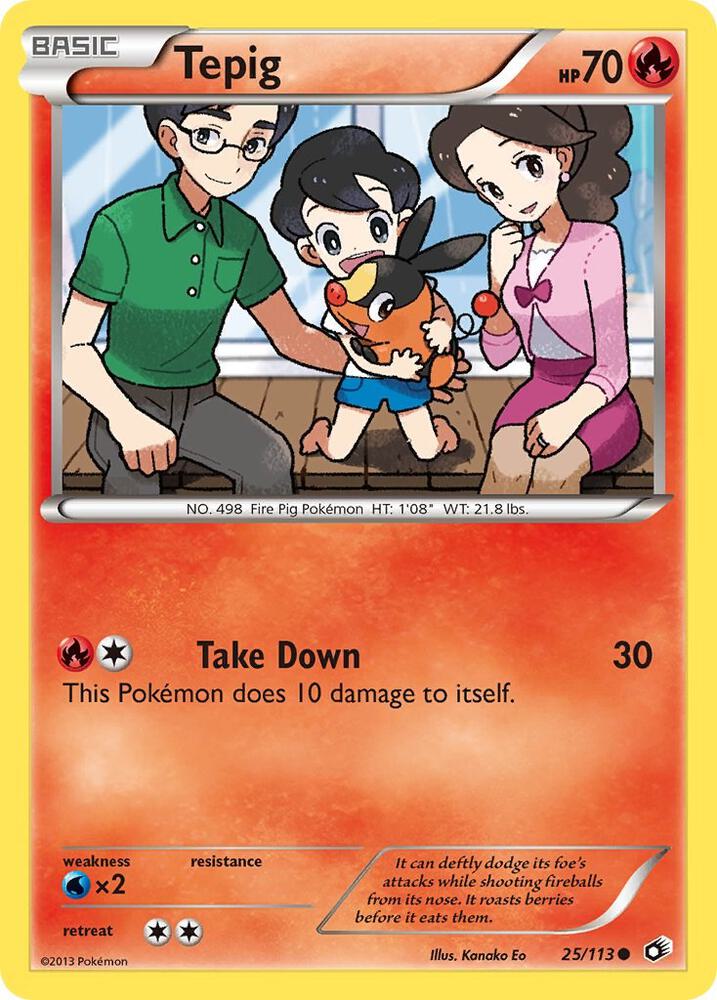 Tepig 25/113 (Legendary Treasures)  | Good Games Adelaide SA