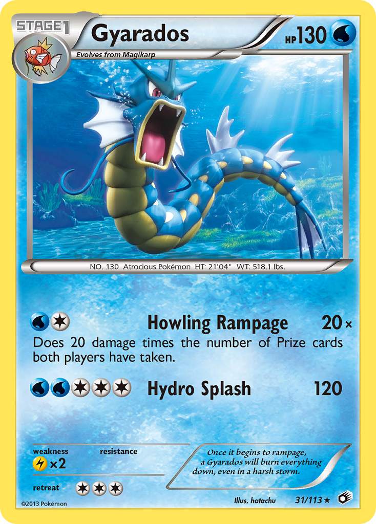 Gyarados (31/113) [Black & White: Legendary Treasures] | Good Games Adelaide SA
