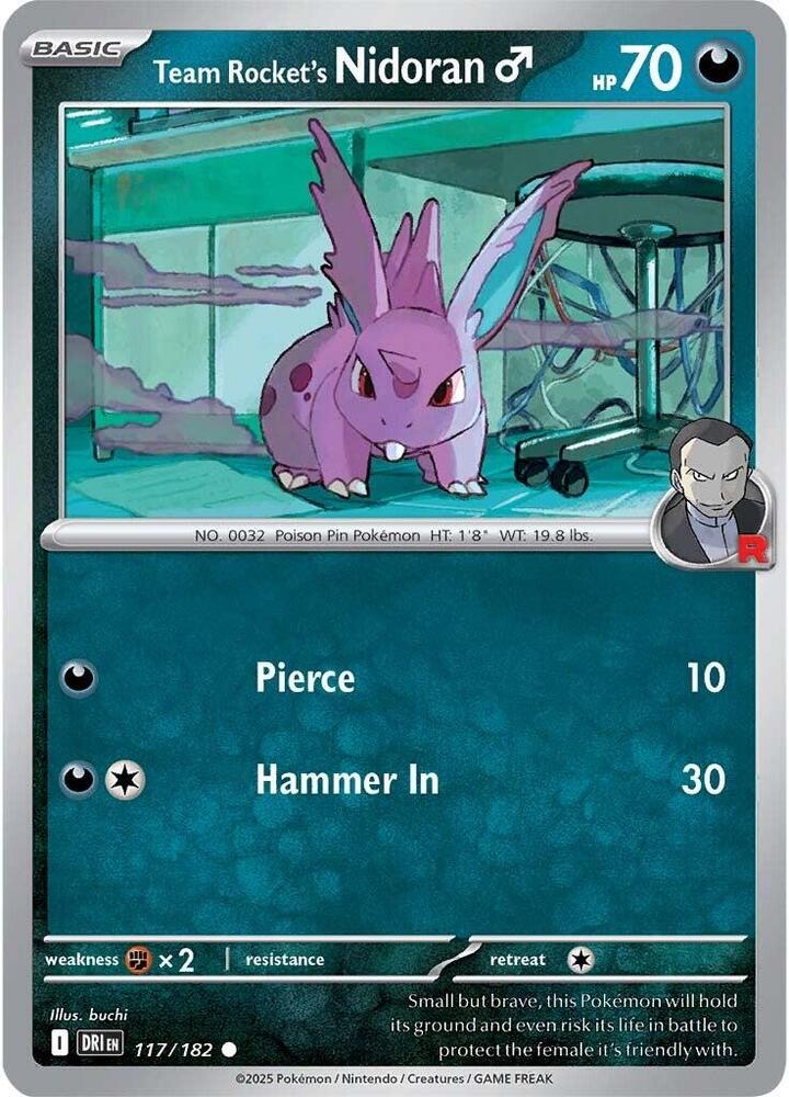 Team Rocket's Nidoran M 117/182 (SV10: Destined Rivals)  | Good Games Adelaide SA