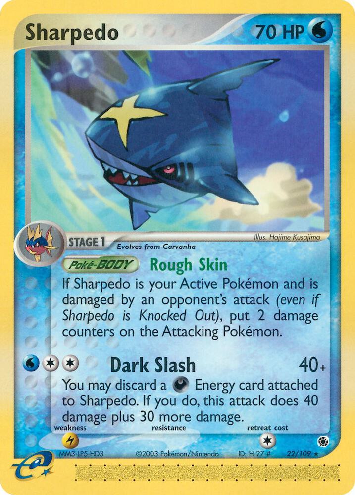 Sharpedo 22/109 (Ruby and Sapphire)  | Good Games Adelaide SA