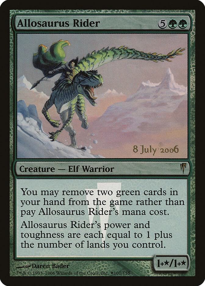 Allosaurus Rider 101 (Prerelease Cards)  - Foil | Good Games Adelaide SA