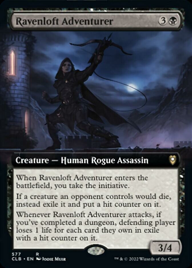 Ravenloft Adventurer (Extended Art) [Commander Legends: Battle for Baldur's Gate] | Good Games Adelaide SA