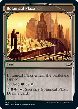 Botanical Plaza Showcase 350 (Streets of New Capenna)  - Foil | Good Games Adelaide SA