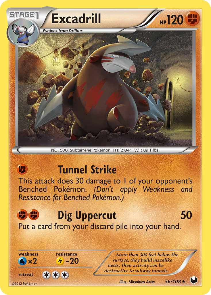 Excadrill (56/108) [Black & White: Dark Explorers] | Good Games Adelaide SA