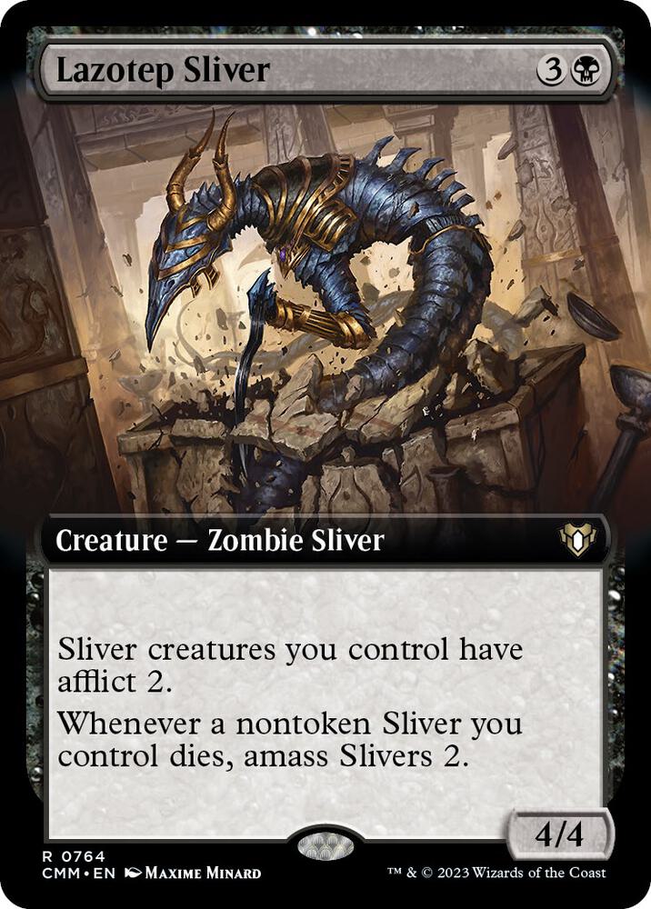Lazotep Sliver 764 (Commander Masters)  - Extended Art | Good Games Adelaide SA