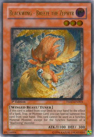 Blackwing - Breeze the Zephyr [TSHD-EN003] Ultimate Rare | Good Games Adelaide SA