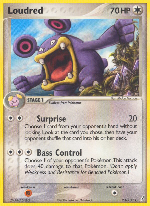 Loudred (23/100) [EX: Crystal Guardians] | Good Games Adelaide SA