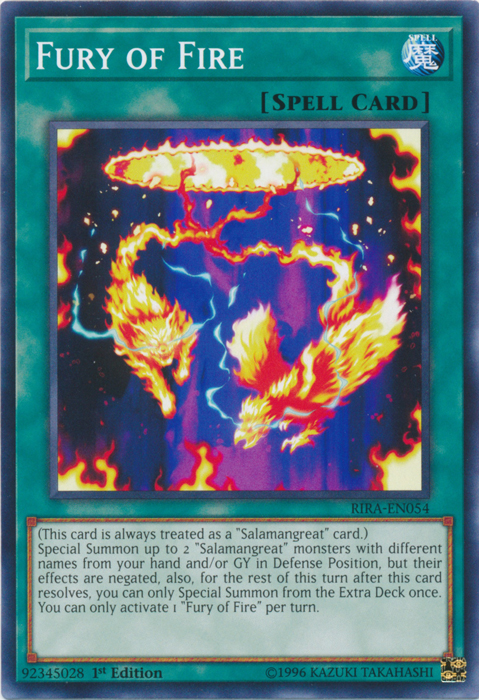Fury of Fire [RIRA-EN054] Common | Good Games Adelaide SA