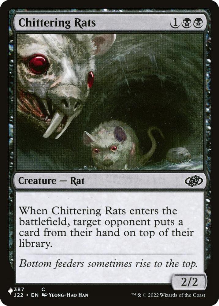 Chittering Rats 387/051 (The List Reprints)  | Good Games Adelaide SA