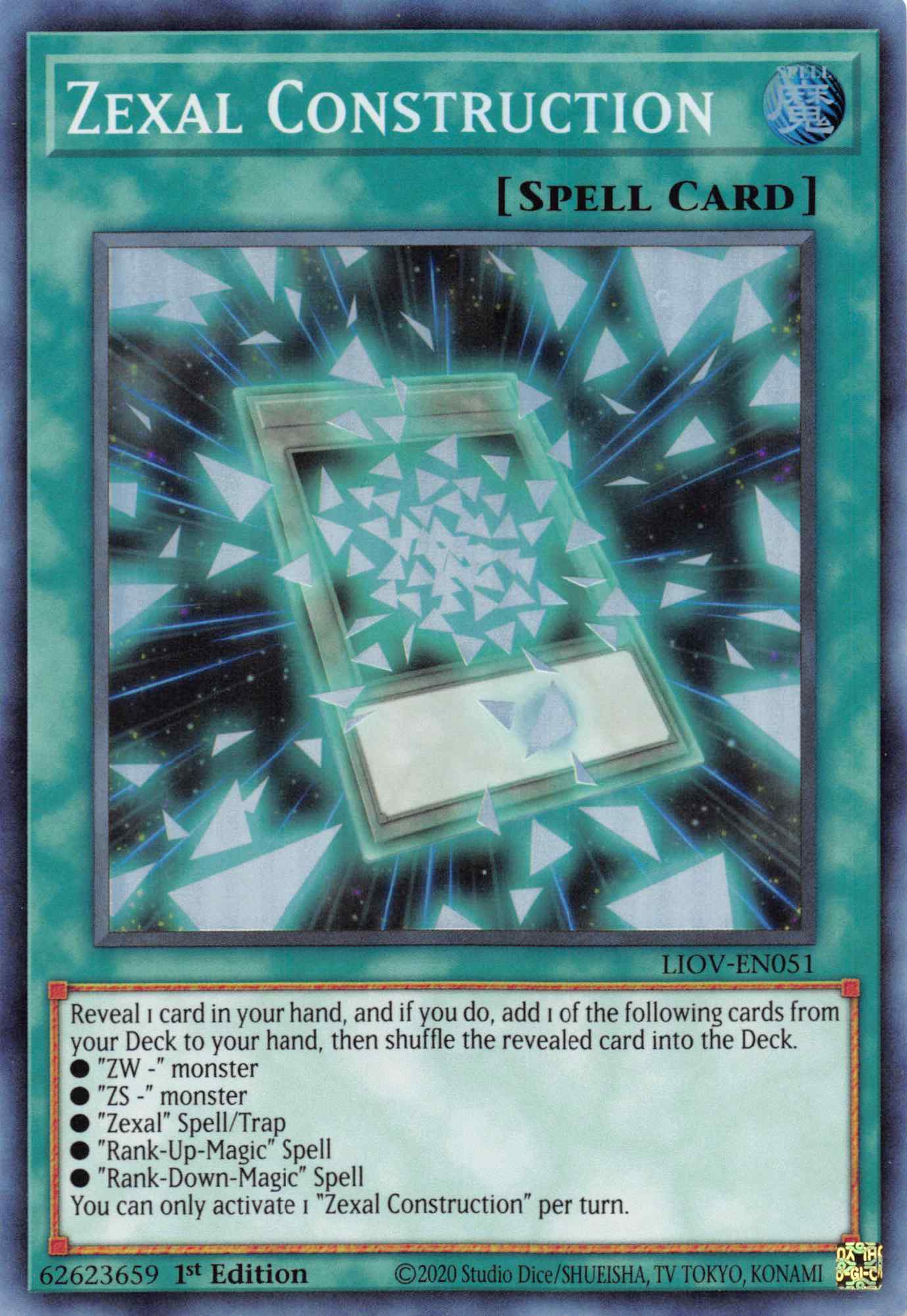Zexal Construction [LIOV-EN051] Super Rare | Good Games Adelaide SA